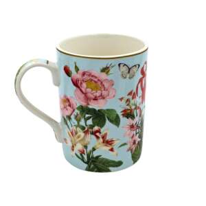 Botanic Garden Porzellanbecher mit Deckel und Sieb 350ml 93891550 - Nonbrand Tassen