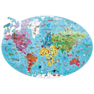 Sassi Science World Map Puzzle 205 Pieces - Puzzle