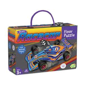 Puzzle de podea in forma de masina de curse, Racecar Floor Puzzle 93461519 Puzzle pentru copii