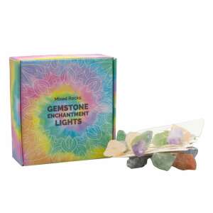 Gemstone Enchantment Lights by Mixed Rocks, LED fényfüzér valódi drágakövekkel, dekoratív fények otthoni dekorációhoz, partikhoz és eseményekhez - Nonbrand Fényfüzér