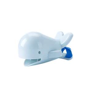 Original Deals Bálna alakú vízcsap, csaphosszabbító, két vízvezető pozícióval, Gyermekeknek Univerzálisan kompatibilis fürdőszobába vagy konyhába, kék 93462047 Fürdetési kellékek