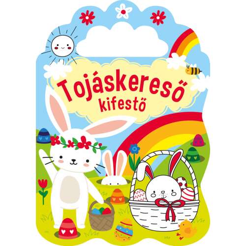 Tojáskereső - kifestő Húsvéti tojáskereső színező 