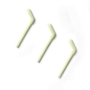 3-pack Miniware Reusable Straws, 100% Food Grade Silicone, Key Lime 93471364 - Straw