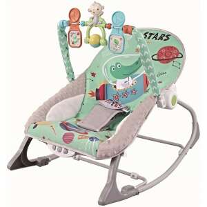Chipolino Baby Spa rezgő-zenélő pihenőszék 9 kg-ig - Green 93471567 