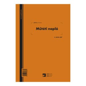 Patria Nyomda - Műtéti Napló - A/4 Álló - 100 Oldal 136826676 - Patria