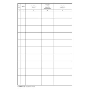 Betegnapló - 100 Lapos - A4 (205x295 mm) 136826167 - Irodai papíráru