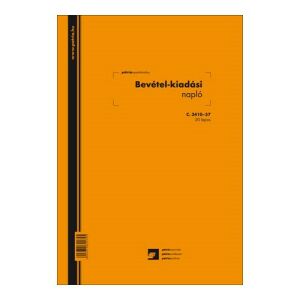 PATRIA - Bevétel-Kiadás Napló - Füzet - A/4 136826059 - Patria