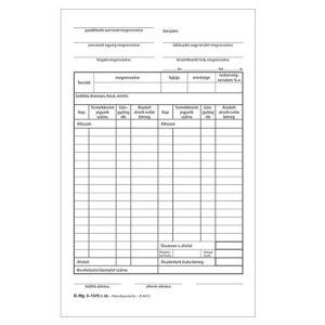 PATRIA - Termékkísérő Jegyzék Összesítő - Tömb - A/5 136826378 - Üzleti nyomtatvány