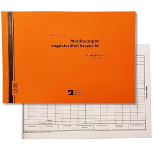 PATRIA - Munkacsoport Összesítő Tömb - A/4 Fekvő - 75 Lap 136825609 - Üzleti nyomtatvány
