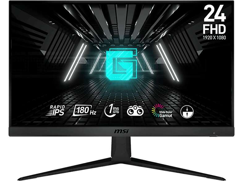 Msi monitor gaming g2412f rapid ips led 24" fhd 1920x1080, 1...