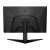 MSI G2412F 24-inch Rapid IPS Gaming Monitor, back view, black