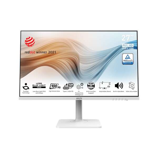 Msi dt msi monitor business modern md272xpw 27" fhd, 1920x1080, 100hz, i...