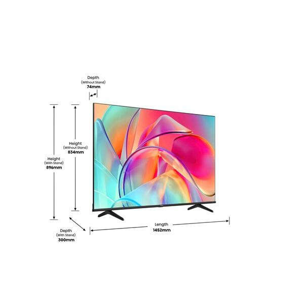 Hisense 65e7kq 4k uhd smart qled televízió, 164 cm, ci+, hdr10+,...