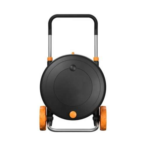 Fiskars Waterwheel L kolut za crijevo s kotačima, crna i narančasta