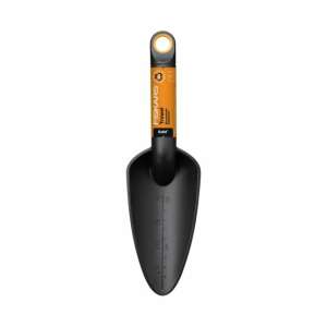 Fiskars Solid™ черна лопатка за засаждане със златен пръстен на дръжката - Fiskars