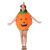 Tizenéves lány Sütőtök Halloween sütőtök jelmezt visel