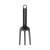 Fiskars Solid™ black garden fork with orange handle