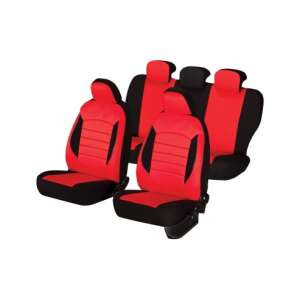 Universal red car seat covers, Umbrella brand, full set for front and back seats - Car seat cover