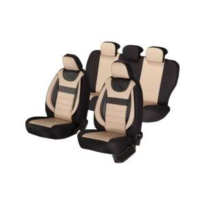 Beige and black universal car seat covers, full set, Dinamikus brand - Nonbrand Car seat cover