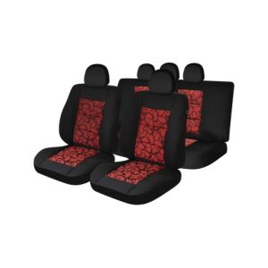 Umbrella Piros Luxus car seat cover set, universal fit, red and black - Nonbrand Car seat cover
