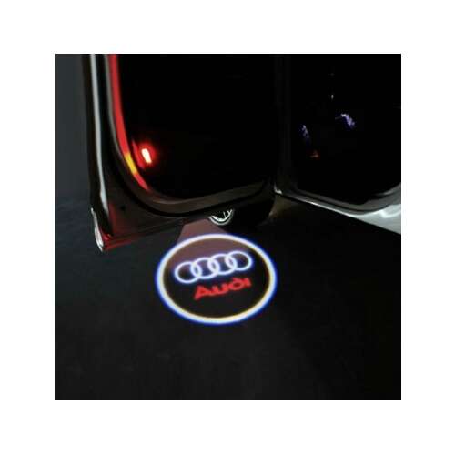 Proiector uși Audi, proiector logo uși auto, lumină uși auto, lumină logo Audi, lumină de bun venit uși auto