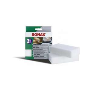 Sonax Dirt Eraser, 2 pack, car interior cleaning sponge, removes dirt and stains from plastic surfaces - Sonax
