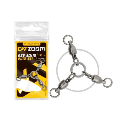 Catzoom KRS Solid 150 lbs Hármas Forgó Horgász Szerelék Összekötő - Horgász forgó és kapocs