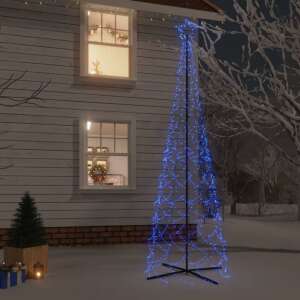 Kúp alakú karácsonyfa 500 kék LED-del 100 x 300 cm 93590465 