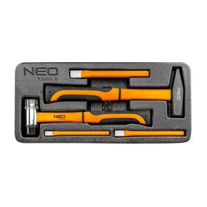 NEO Tools 84-242 Kalapácskészlet és vésőkészlet 5db 93622168 Véső és bontókalapács