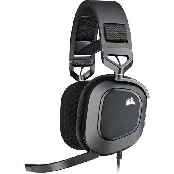 Corsair hs80 rgb usb 7.1 fekete gamer headset