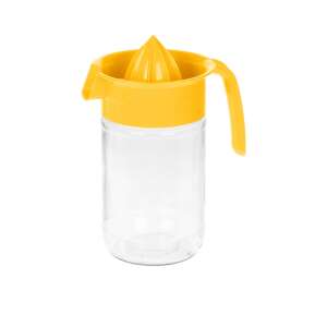 Kézi citrusfacsaró Excellent Houseware, üveg/műanyag, 10x19 cm, 660 ml, sárga 93625279 Gyümölcscentrifugák és préselők