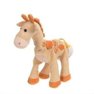Egmont giraffe hand puppet, plush toy for kids, 30cm - Puppet Toy