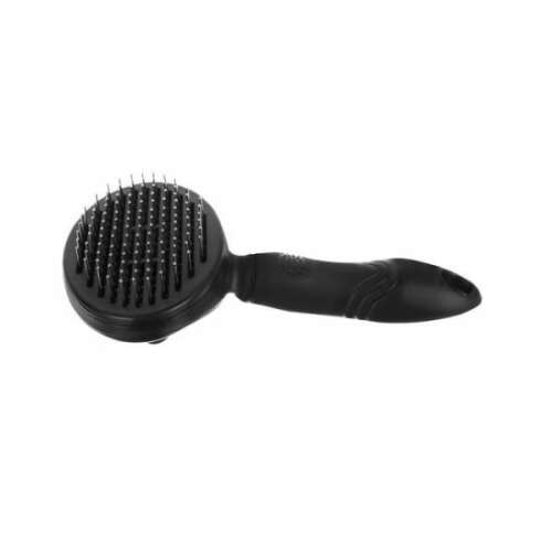 Четка за самопочистване за домашни любимци Purlov, черна, за кучета и котки