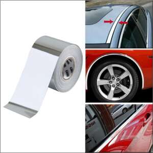 Rola folie crom pentru colantare bandouri sau ornamente auto 150 x 5cm 93625407 - Benzi decorative pentru mașini