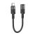 HOCO adapter Type-C (férfi) iPhone Lightning 8-pins (női) U107 10cm fekete 93626096