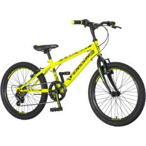 Venssini Dino Land 20 gyerek kerékpár Neonzöld