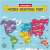 Mapa Światowego Dziedzictwa z różnymi zabytkami z całego świata