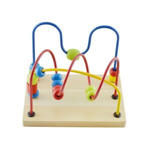 Baba Fa Golyóvezető Igra, drvena igračka labirint s perlicama za malu djecu, razvoj fine motorike - Igračka za bebu