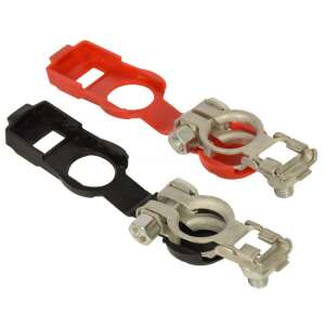 Bornă universală pentru baterie din zinc 550A, roșu și negru, pentru borne standard, 17mm + 19mm - - Borne de baterie