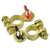 Universal brass battery terminal 500A, pair of battery clamps for car, truck, motorcycle, boat, and other vehicles