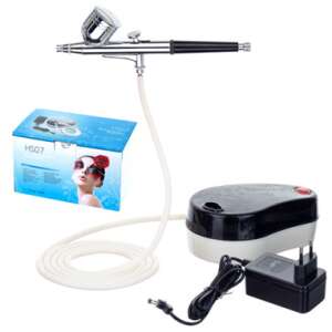 HS07AC-SK airbrush compressor kit for makeup, body art, and model painting - Compressor