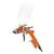 Auarita H-827 HVLP paint spray gun angled view