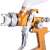 Auarita H-827 HVLP paint spray gun nozzle detail