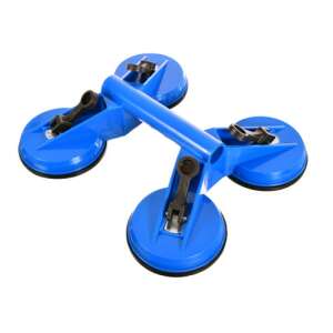 Ridicator de sticlă albastru cu patru ventuze, 115mm, capacitate de 150kg - TC Technic