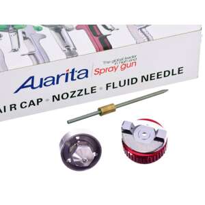 Auarita H-887 mini HVLP spray gun nozzle set with 1.2mm nozzle, fluid needle and air cap - Paint Sprayer and System