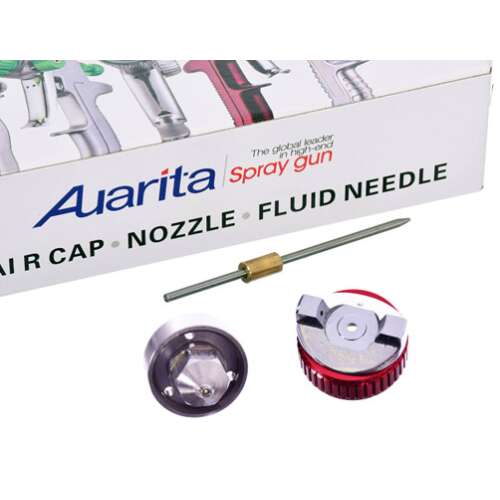 Auarita H-887 mini HVLP spray gun nozzle set with 1.2mm nozzle, fluid needle and air cap