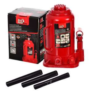 Big Red 20 Ton Hydraulic Bottle Jack with Extension Rods - Lift