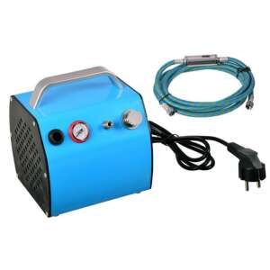 Compresor pentru aerograf AS-177A cu manometru și furtun - Compresoare