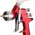ITALCO LM-929 LVMP 1.8mm spray gun, angled view