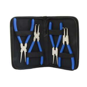 Set de clești pentru inele de siguranță, 175 mm, pentru inele interne și externe, cu husă - TC Technic